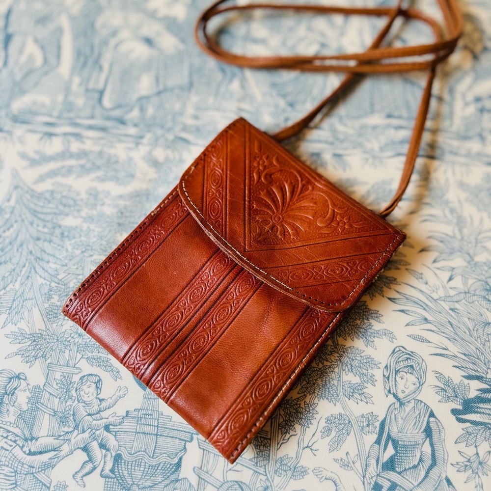 Moroccan Magic Premium Leather Crossbody Bag